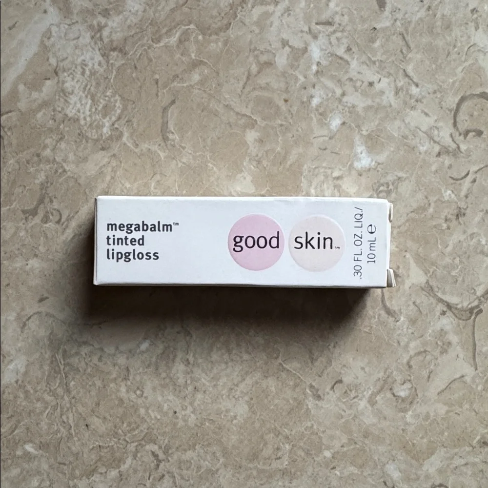 Good Skin Megabalm Tinted Lip Gloss 06 Purple Reign Plum Red Lipgloss New in Box